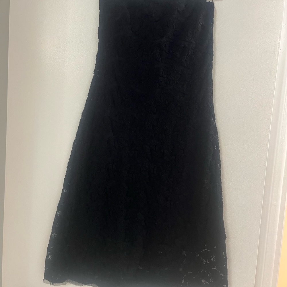 Poleci Elegant Black Lace Dress